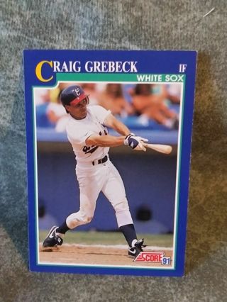 Baseball Trading Card Score 91 Craig Grebeck