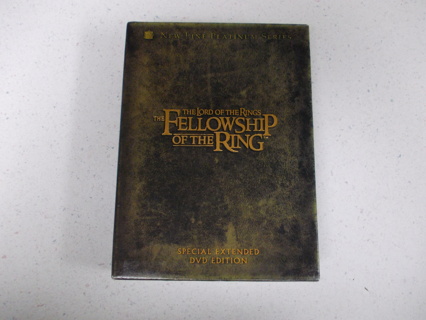 The Lord of the Rings THE FELLOWSHIP OF THE RING 4 Disc DVD Set