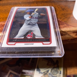 2012 bowman chrome Francisco lindor baseball card 