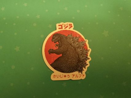 Godzilla sticker