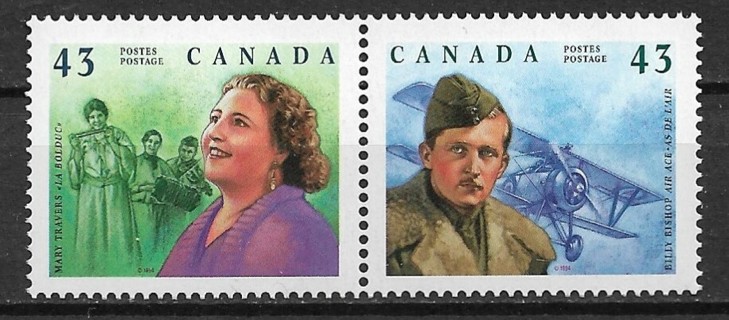 1993 Canada Sc1526a Great Canadians MNH 