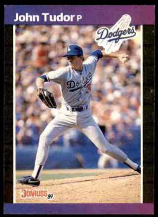 John Tudor 1989 Donruss Los Angeles Dodgers