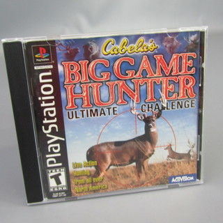 Cabela's Big Game Hunter Ultimate Challenge PlayStation Video Game PS1