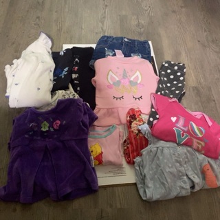 Huge lot of baby girl clothing 