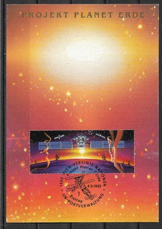 1992 UN Vienna Sc134a Project Planet Earth maxi card