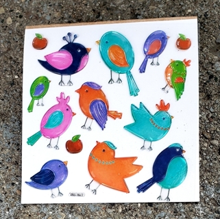 FANCY BIRD STICKERS