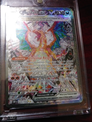 Pokemon TCG Charizard ex SV03: Obsidian Flames 223/197 Holo Special Illustration