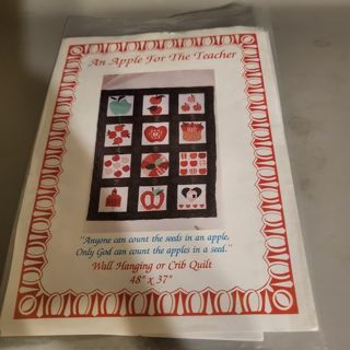 Quilting pattern for wall hanging