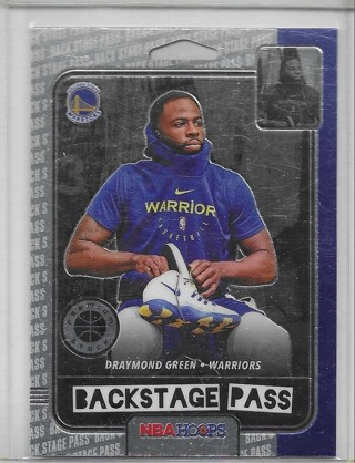 Draymond Green 2019-20 Hoops Premium Stock Backstage Pass #1