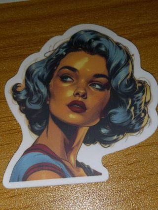 Girl 1⃣ Cute nice vinyl sticker no refunds regular mail only win 2 or more get bonus