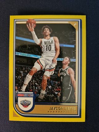 2022-23 Panini Hoops Yellow Jaxson Hayes