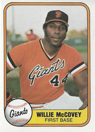 1981 Fleer Willie McCovey #434