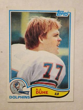 82 Topps A. J. Duhe #129