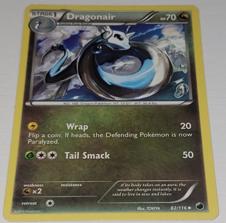 ⚡ Pokemon Card Dragonair 82/116 ⚡ 70 HP Uncommon Plasma Freeze