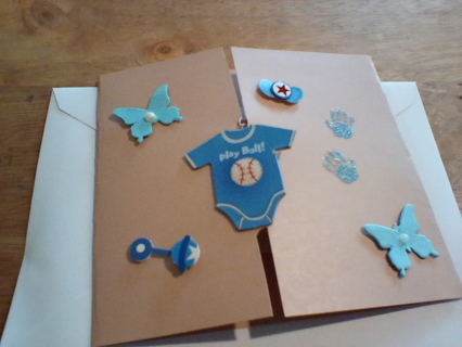 Handmade Card w/ Envelope: New