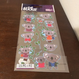 Sticko koala bear stickers 