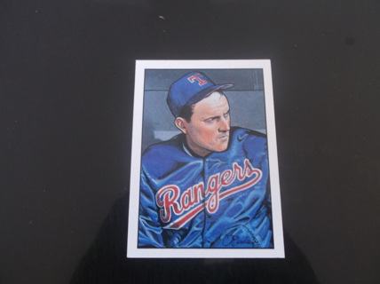 1990 topps   Bowman Nolan Ryan   Art Sweepstakes   Card  Texas Rangers