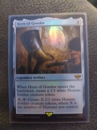 Horn of Gondor - Foil - Magic MTG 2023 Lord of the Rings NM/M