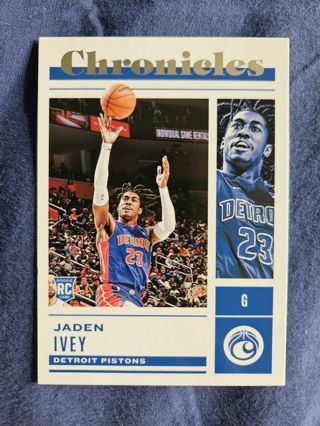 2022-23 Panini Chronicles Rookie Jaden Ivey