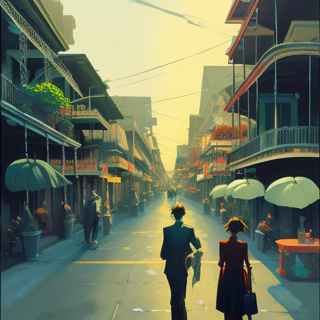 Listia Digital Collectible: Bourbon street New Orleans