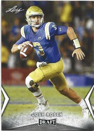 2018 LEAF DRAFT JOSH ROSEN ROOKIE CARD