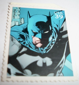 Scott #4084e, Batman, One Useable 39¢ US Postage Stamp. Peel and stick.