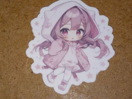 Anime Cute nice 1⃣ vinyl sticker no refunds regular mail only Very nice quality!