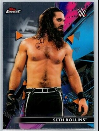 2021 WWE Topps Finest Chrome - Seth Rollins Card #69 NM