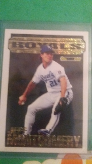 jeff montgomery baseball card free shipping