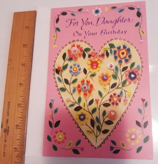 Happy Birthday Card for Daughter (w/Envelope)