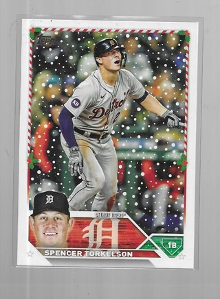 2023 TOPPS HOLIDAY SPENCER TORKELSON #108