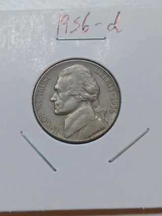 1956-D Jefferson Nickel! 15