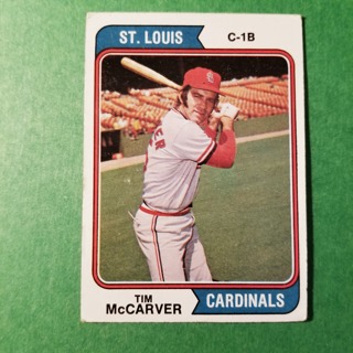 1974 - TOPPS EXMT - NRMT BASEBALL - CARD NO - 520 - TIM McCARVER  CARDINALS