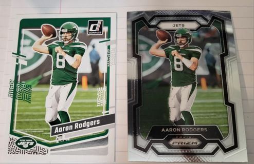 2023 Aaron Rodgers New York Jets cards