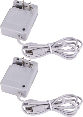 (2-Pack) Nintendo Chargers Dsi Ndsi 3DS/3DSXL/New 3DS/New 3Dsll/2DS/Dsi/Dsixl 