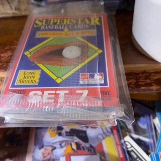 (5) 1990 long John silvers superstar baseball card set num 7