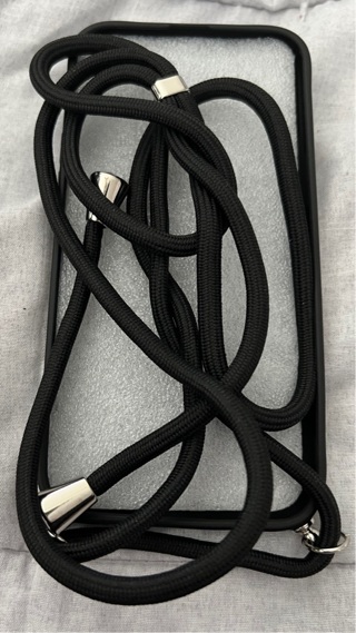 Brand New Black iPhone 13 Case With Lanyard. CC / ID Holder Slot Included