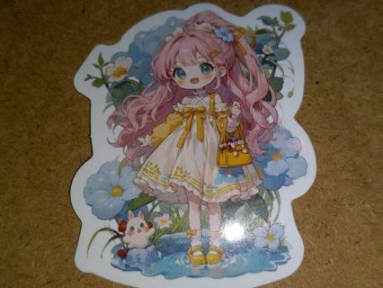 Anime Cute one new vinyl sticker no refunds regular mail only Very nice these are all nice