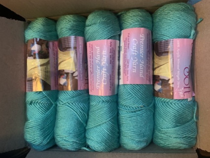 NEW YARN AUCTION - 10 SKEINS OF  YARN knitting crochet craft ( see pictures )