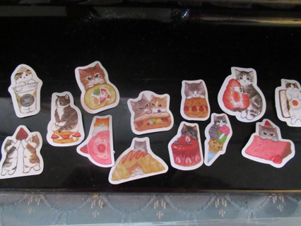 Mini KITTEN stickers !   (cute!)   Get a lot of 6 Random stickers.