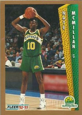 Tradingcard - NBA - 1992-93 Fleer #215 - Nate McMillan - Seattle SuperSonics