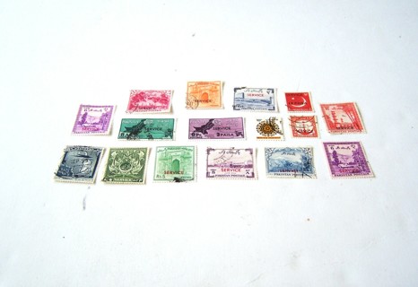 Pakistan Postage Stamps Used Set of 16