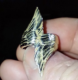 RING STERLING SILVER WINGS SIZE 6 SEVEN DAY SALE ONLY SO STEAL THIS DEAL!