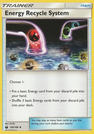 Pokemon Card: Energy Recycle System