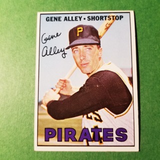 1967 - TOPPS BASEBALL CARD NO. 283 - GENE ALLEY - PIRATES - EXMT/NRMT/MT. - READ