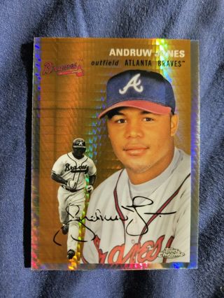 2023 Topps Chrome Platinum Prism Refractor Andruw Jones