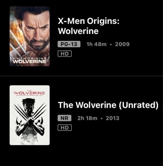 X-Men Origins: Wolverine / The Wolverine - HD MA