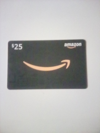 Amazon e-gift card for $25.00