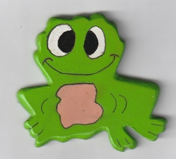 LG GREEN FROG MAGNET (PLEASE READ DESCRIPTION) 