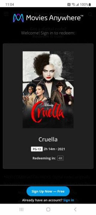 Cruella digital 4k